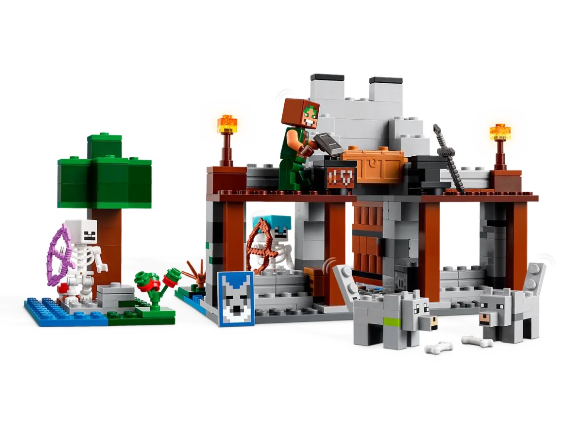 PixelBricks3D - The Wolf Stronghold 3D print model_3