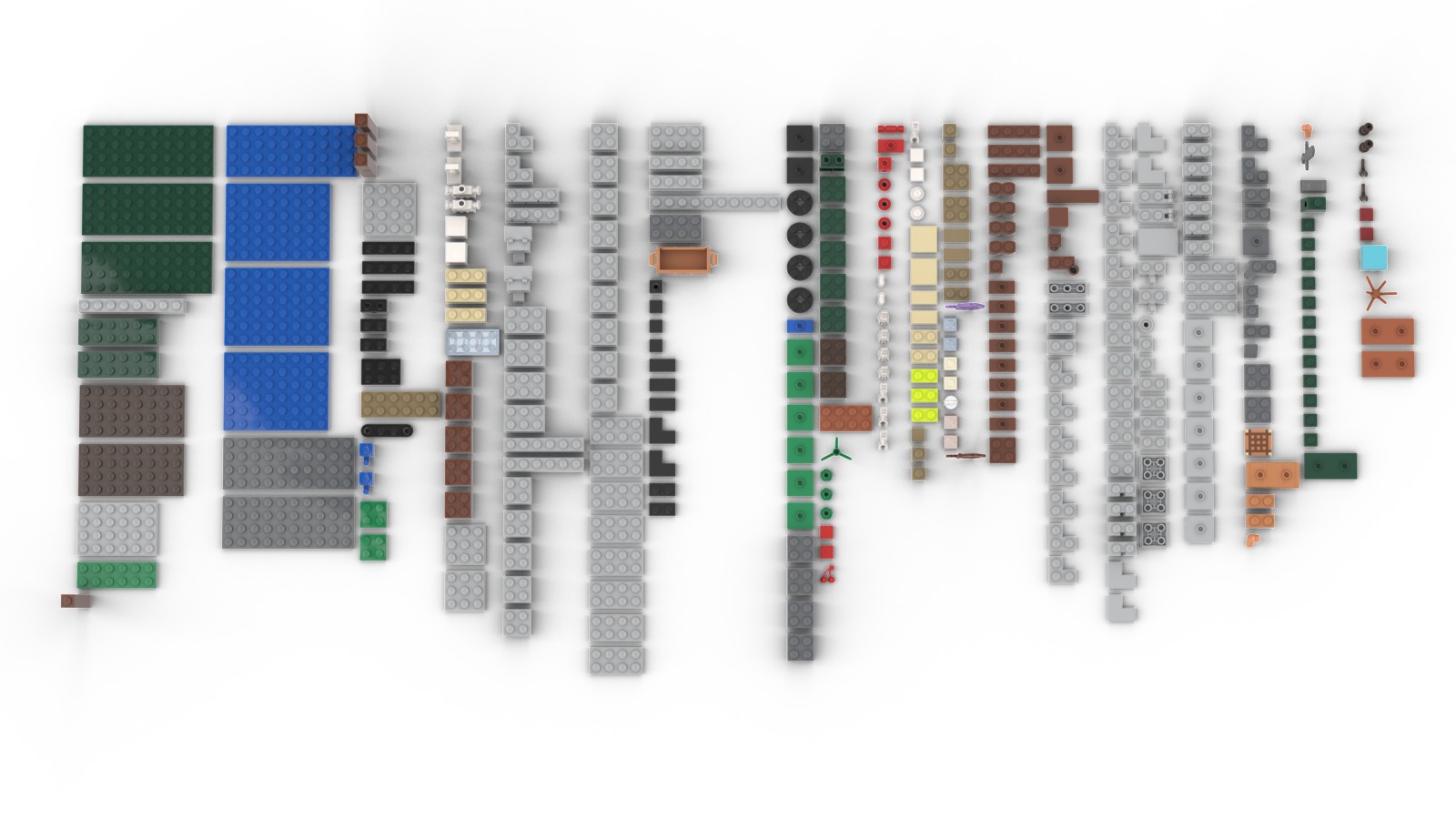 PixelBricks3D - The Wolf Stronghold 3D print model_1