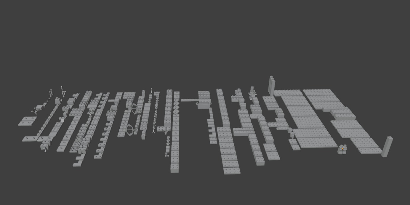 PixelBricks3D - The Wolf Stronghold 3D print model_5