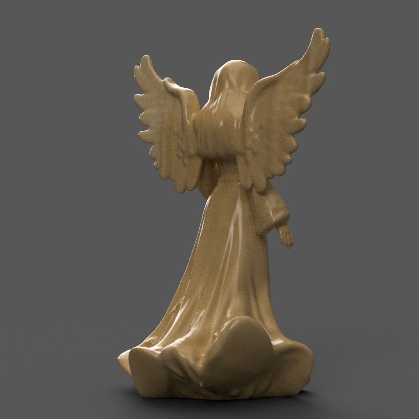 angel for christmas decoration 006 3D print model_5