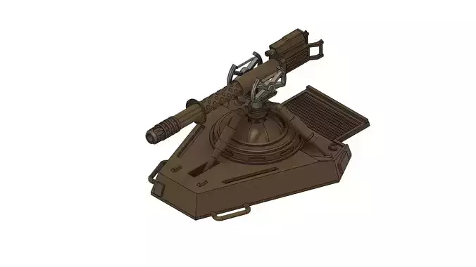 Star Wars Mandalorian machine gun cannon