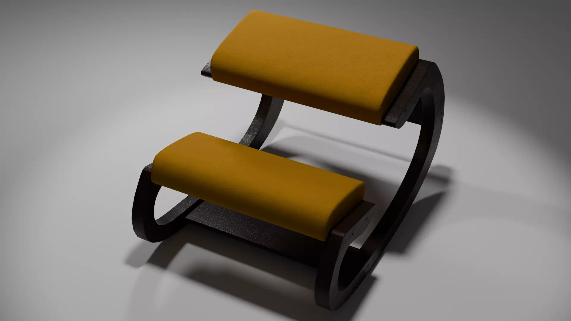 Ergonomic Kneeling Chair 3D model_0