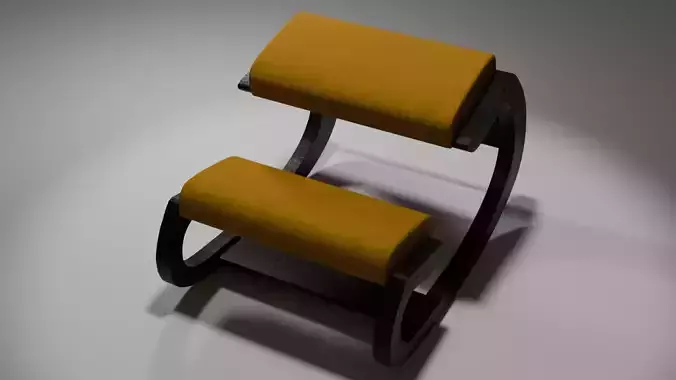 Ergonomic Kneeling Chair 3D model