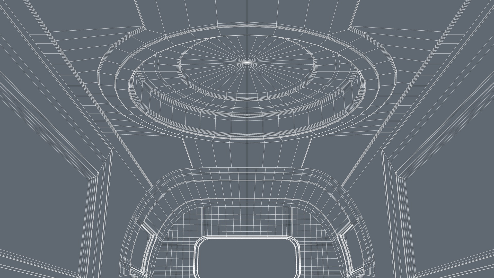 Futuristic Bedroom 3D model_13