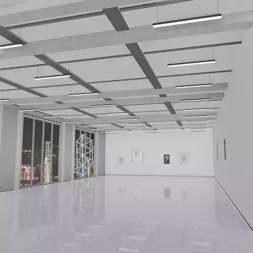 OFFICE ROOM  empty  INTERIOR 3D 3D model