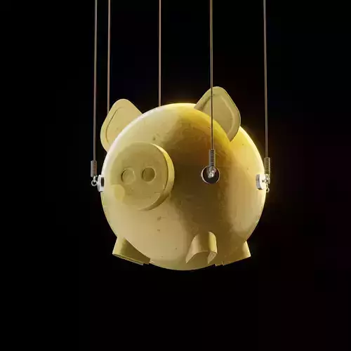piggy money  Squid Game 3D model
