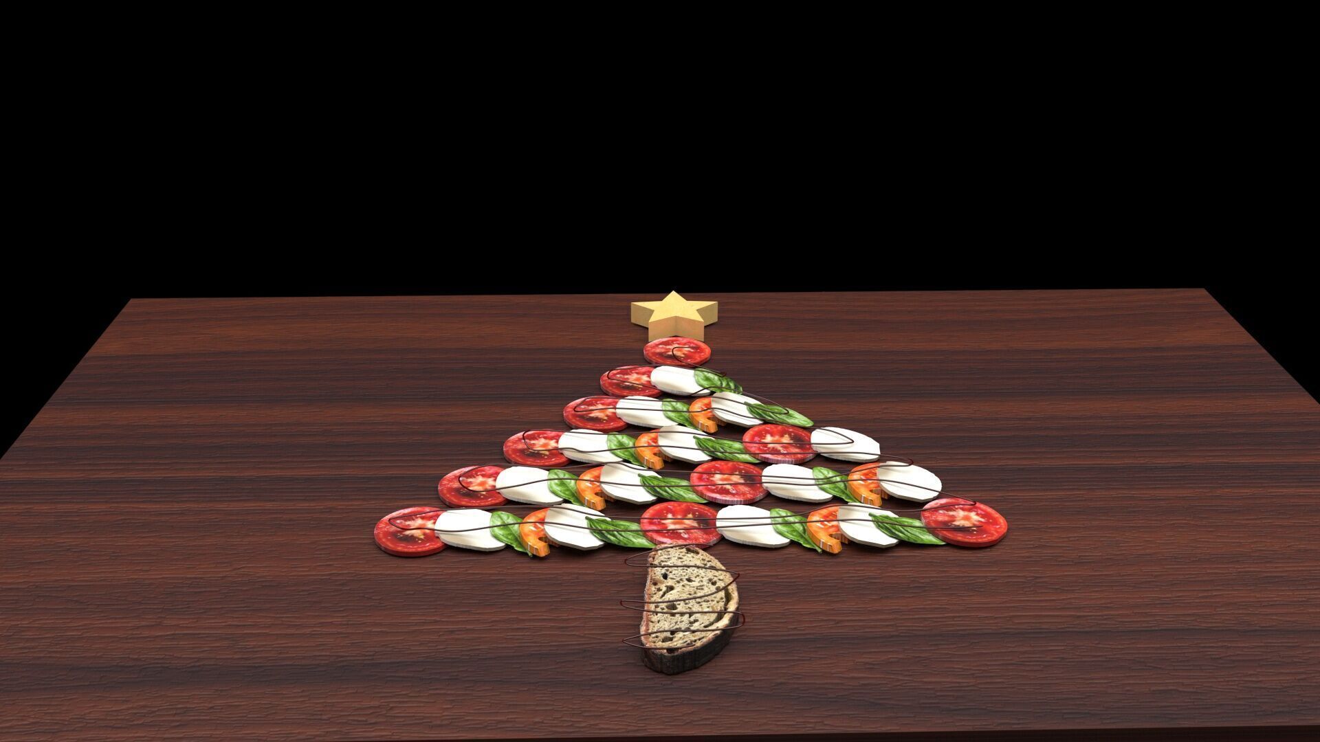 Caprese Christmas Tree 3D model_10