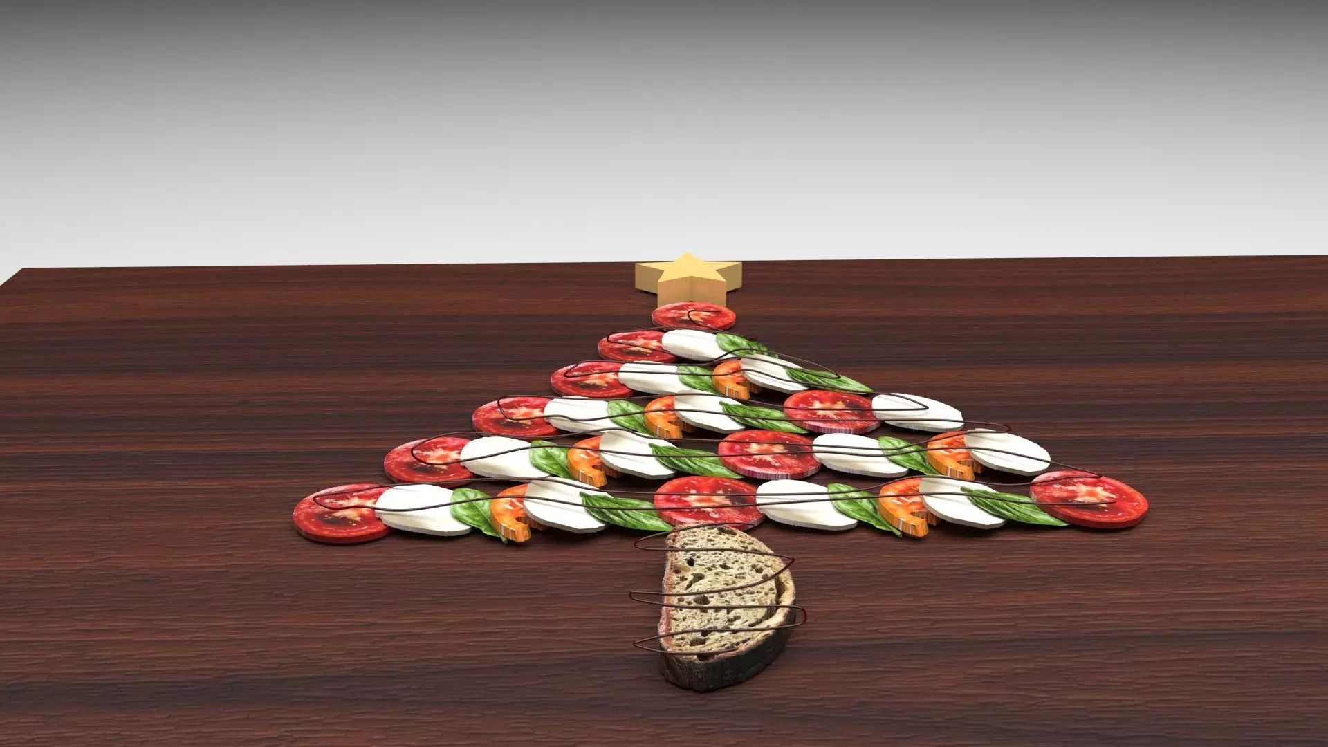 Caprese Christmas Tree 3D model_0