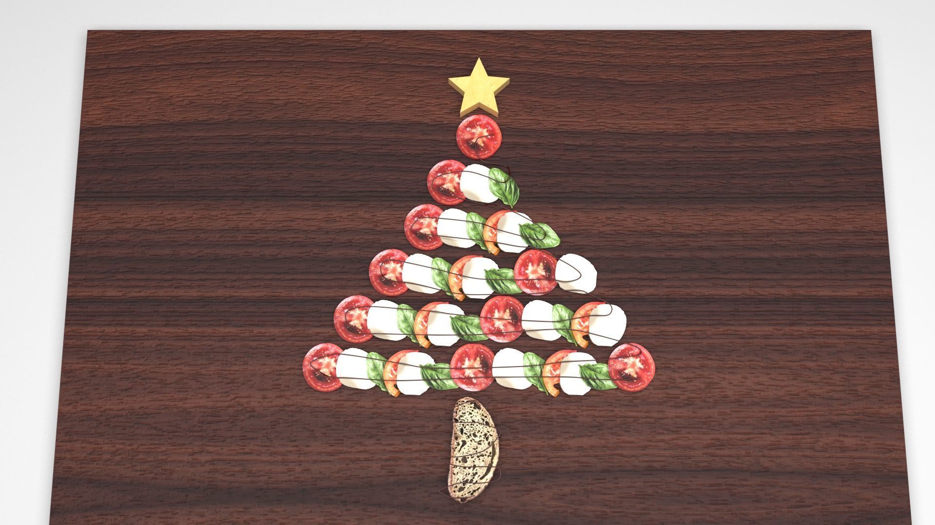 Caprese Christmas Tree 3D model_1