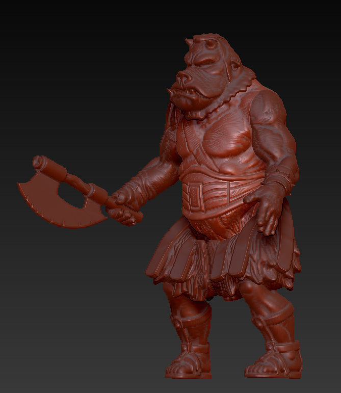 Star wars Gammeron GUARD fighter articulated 3D print model_1