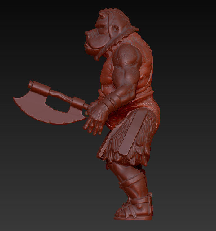 Star wars Gammeron GUARD fighter articulated 3D print model_2