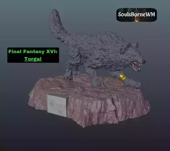 Final Fantasy XVI Torgal 3D print model