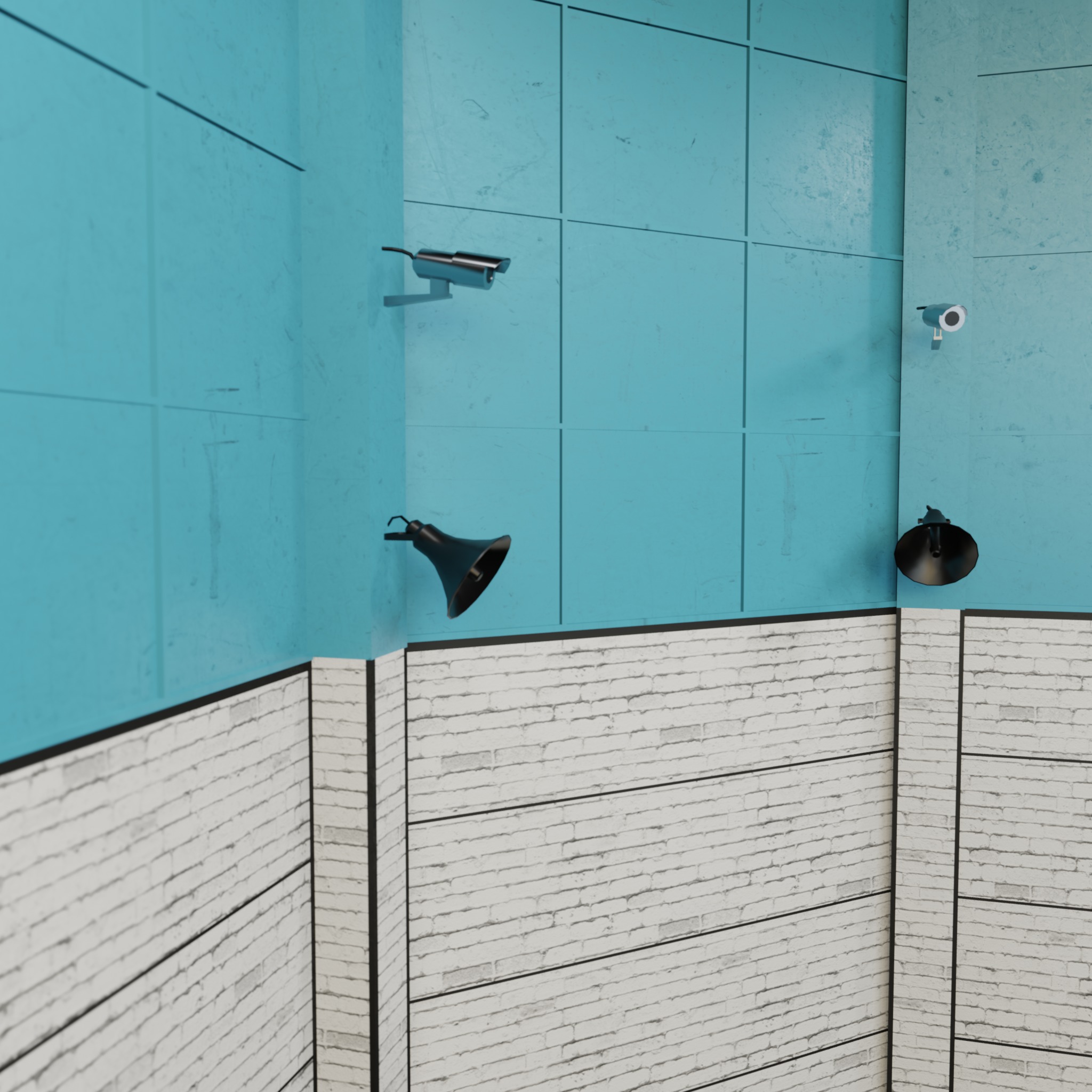 Design Residential Spaces WAREHOUSE Interior Squid Game 3D model_10