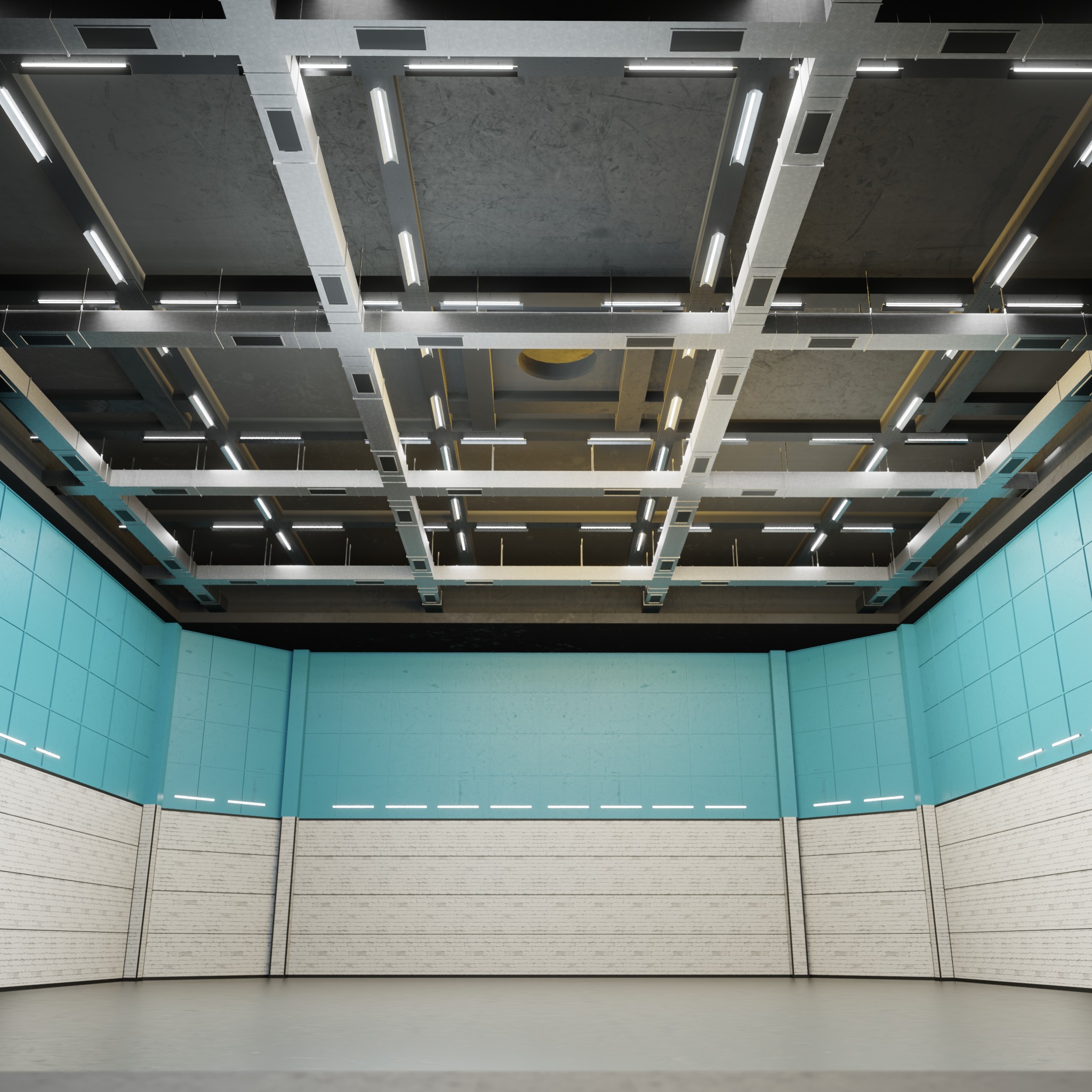 Design Residential Spaces WAREHOUSE Interior Squid Game 3D model_9