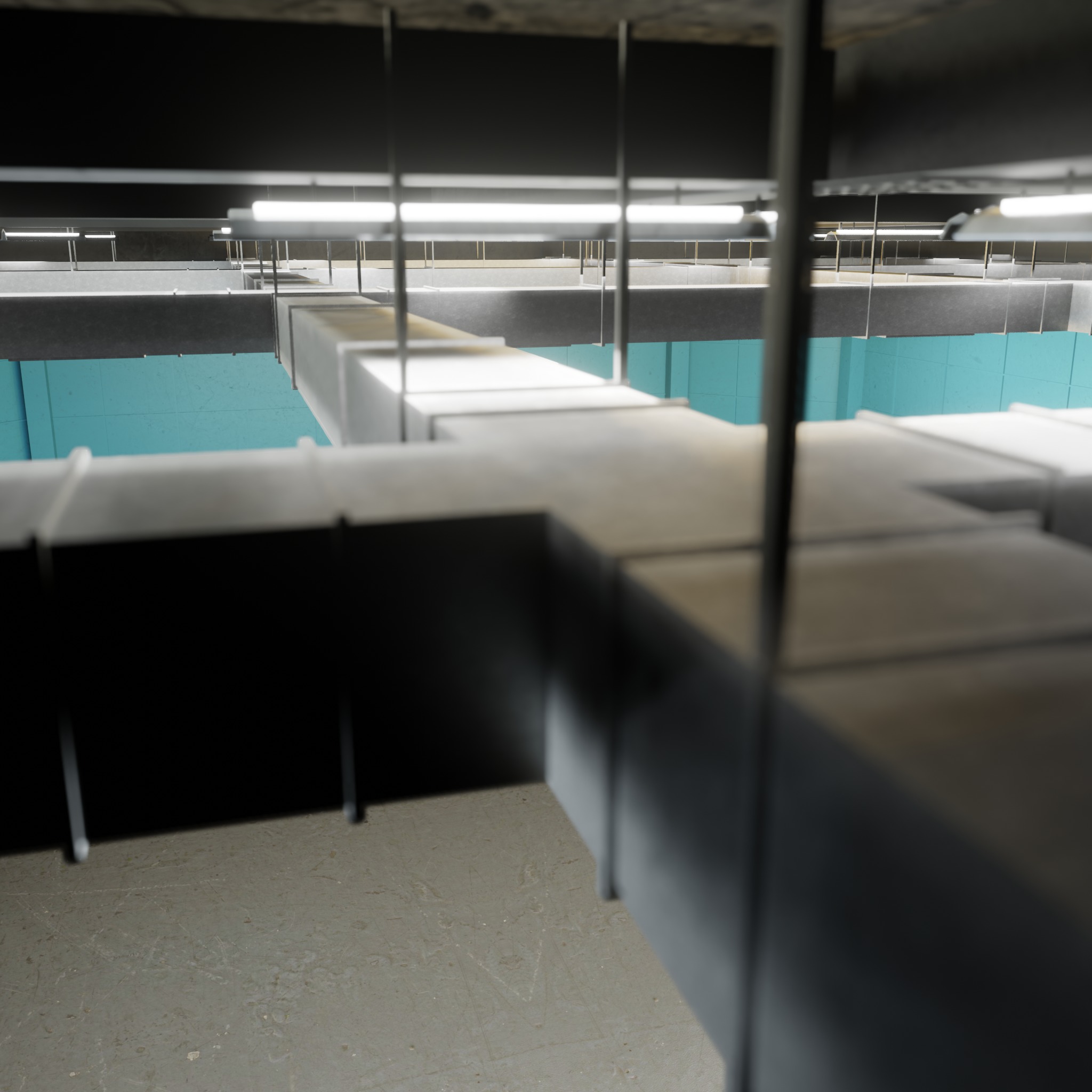 Design Residential Spaces WAREHOUSE Interior Squid Game 3D model_3