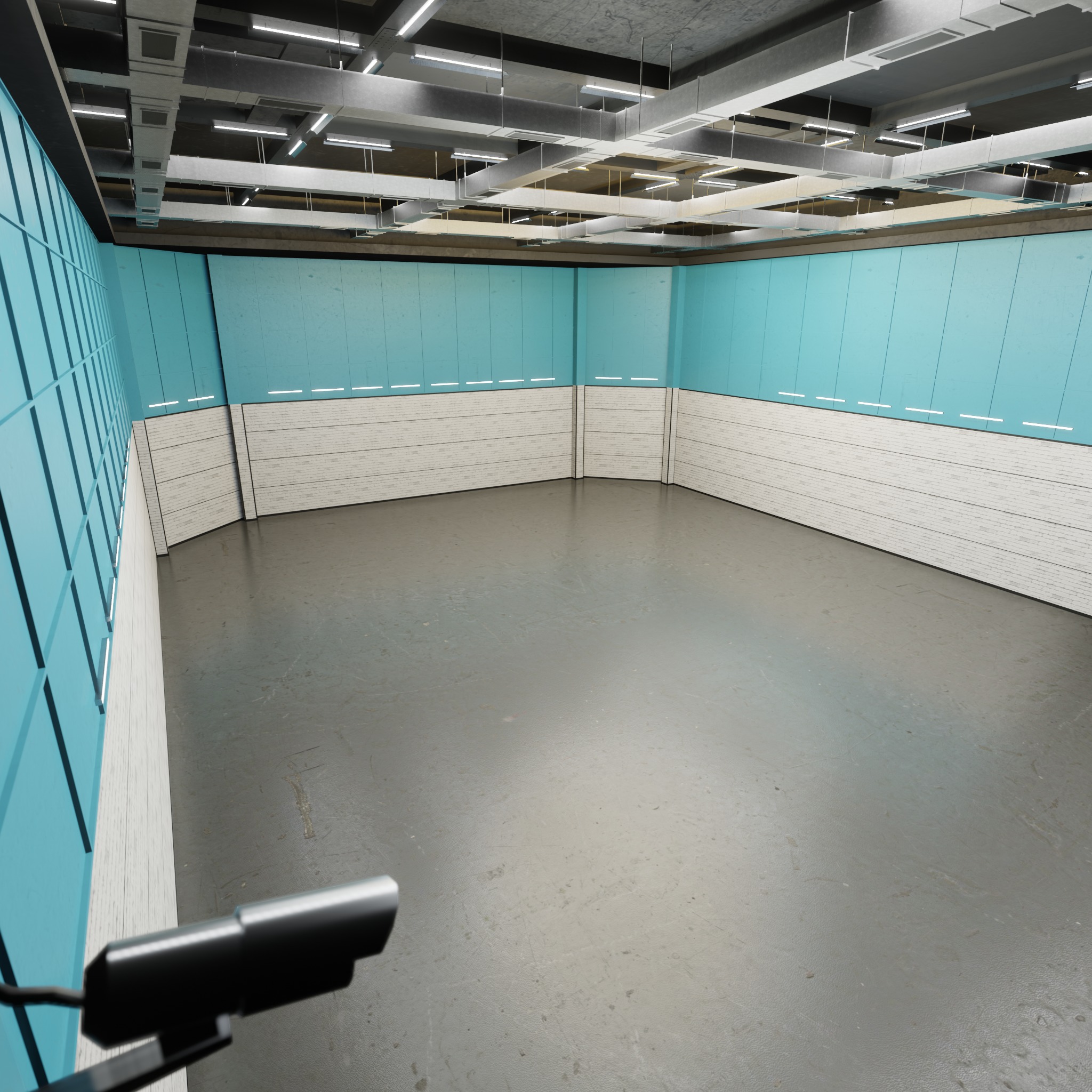 Design Residential Spaces WAREHOUSE Interior Squid Game 3D model_11