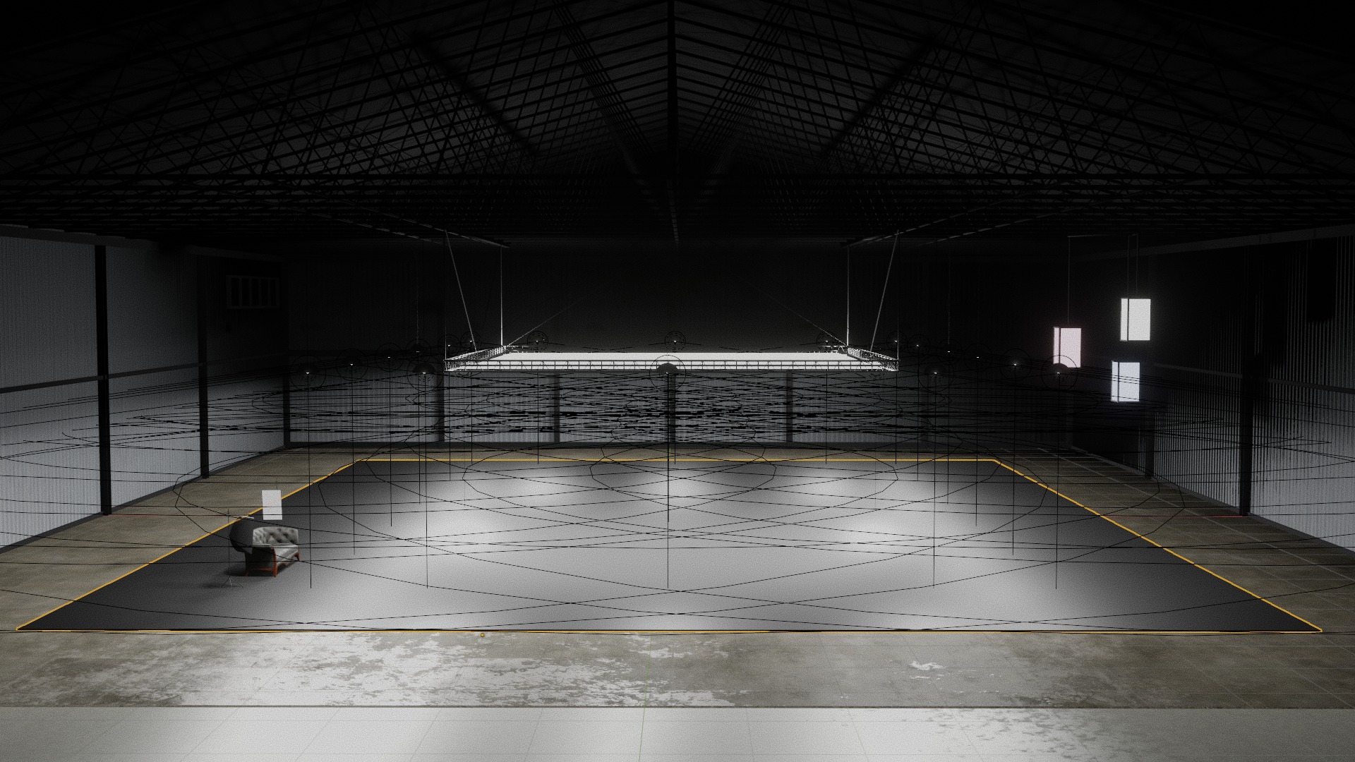 PHOTO STUDIO interior car studio 3D model_13