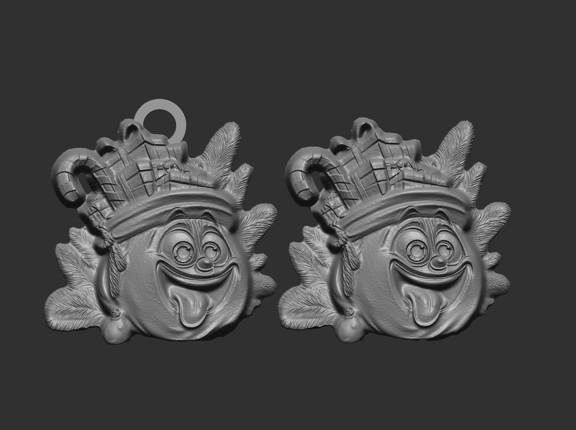 christmas sanda gift bags decor  3D print model_4