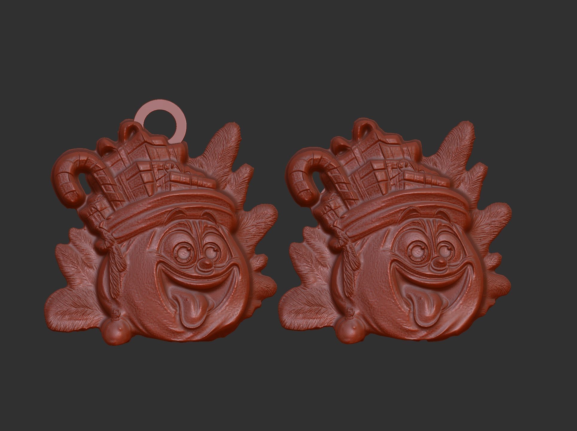 christmas sanda gift bags decor  3D print model_6