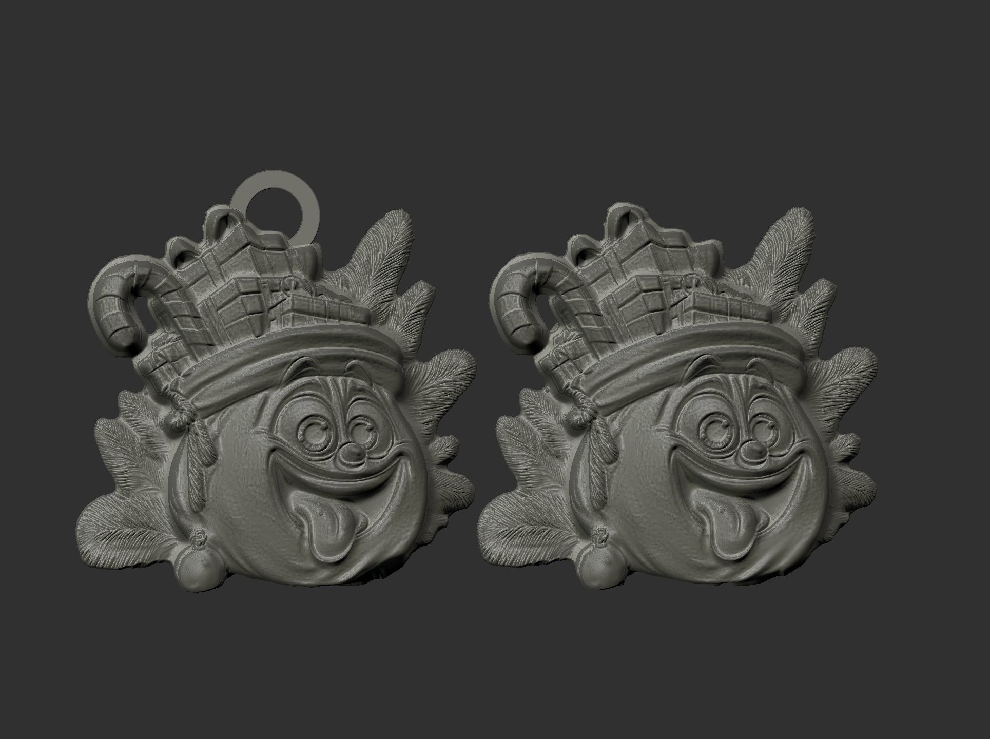 christmas sanda gift bags decor  3D print model_5