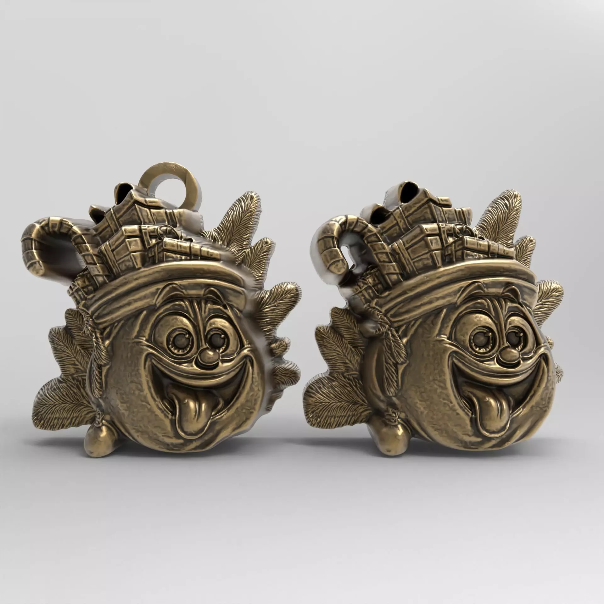 christmas sanda gift bags decor  3D print model_0