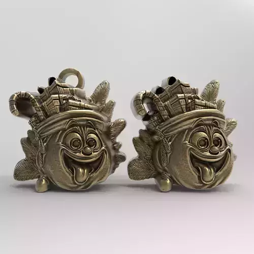 christmas sanda gift bags decor  3D print model