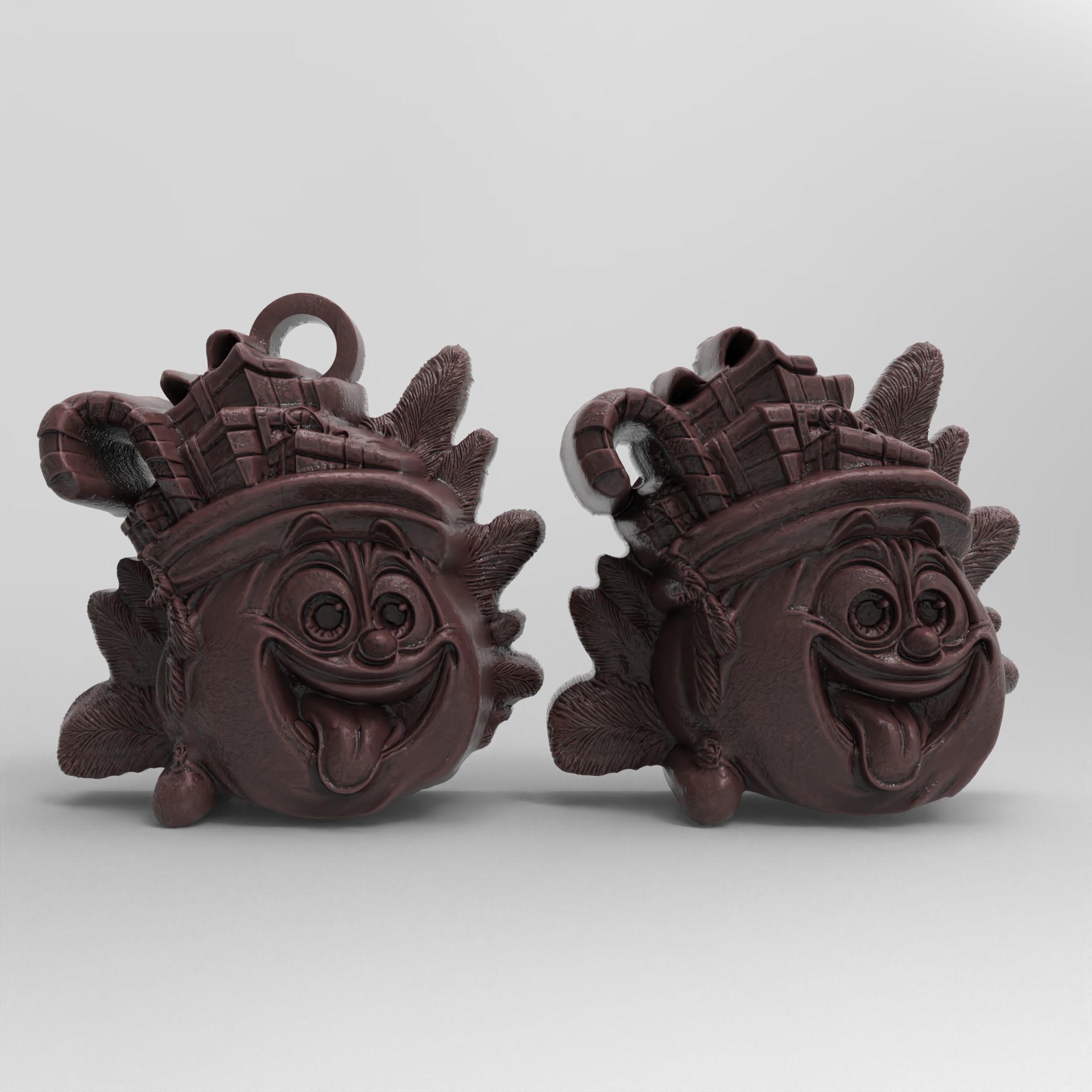 christmas sanda gift bags decor  3D print model_1