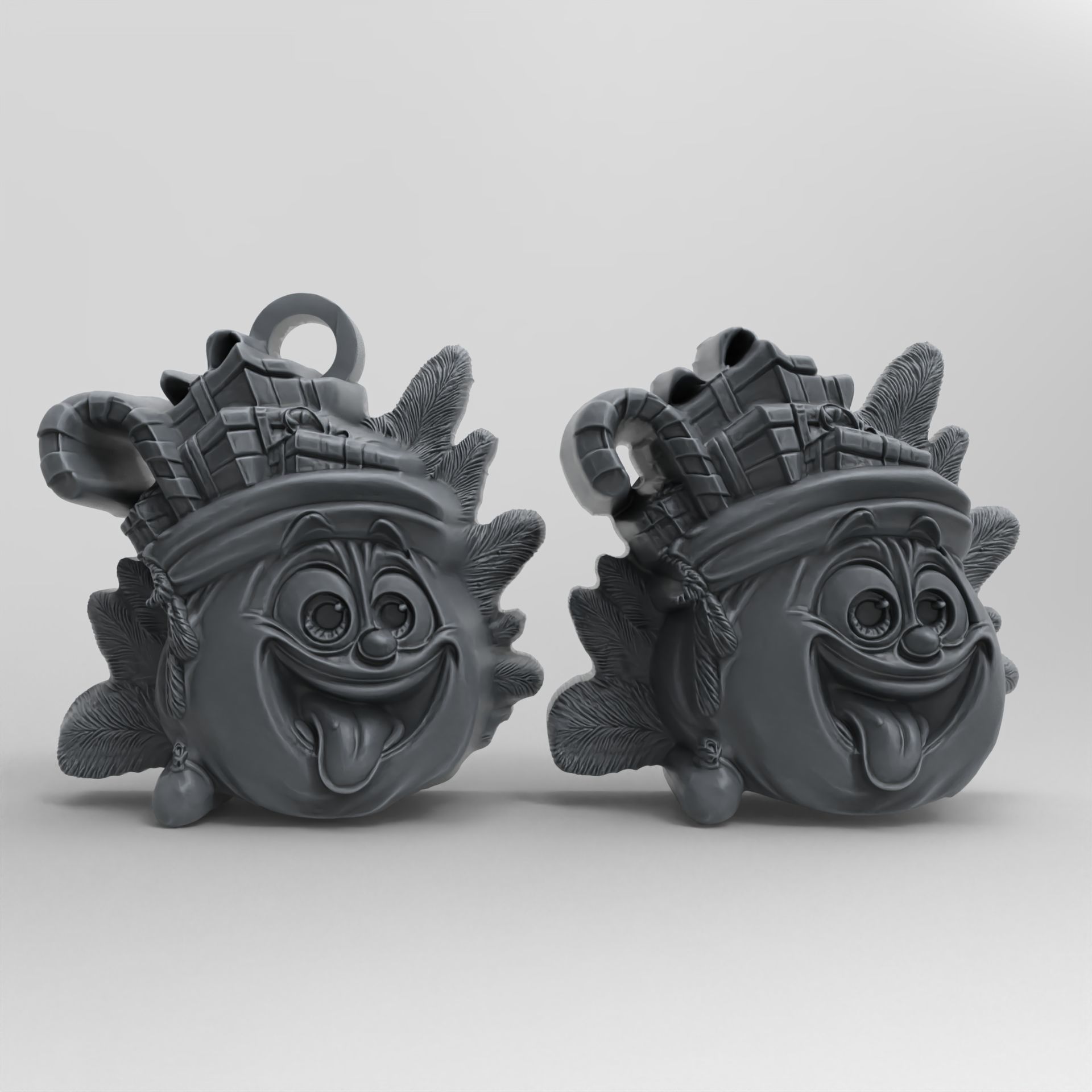 christmas sanda gift bags decor  3D print model_2