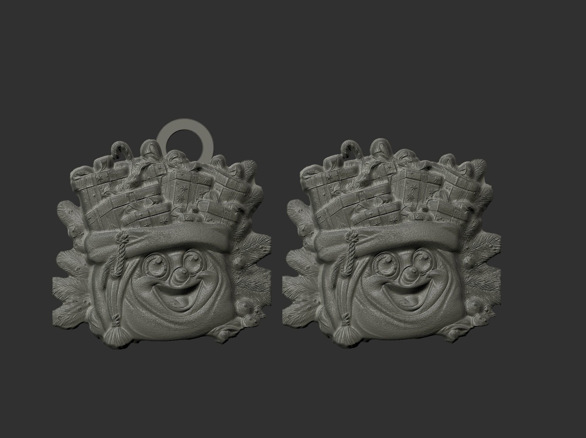 christmas  sanda gifts bags  decor 2  3D print model_6