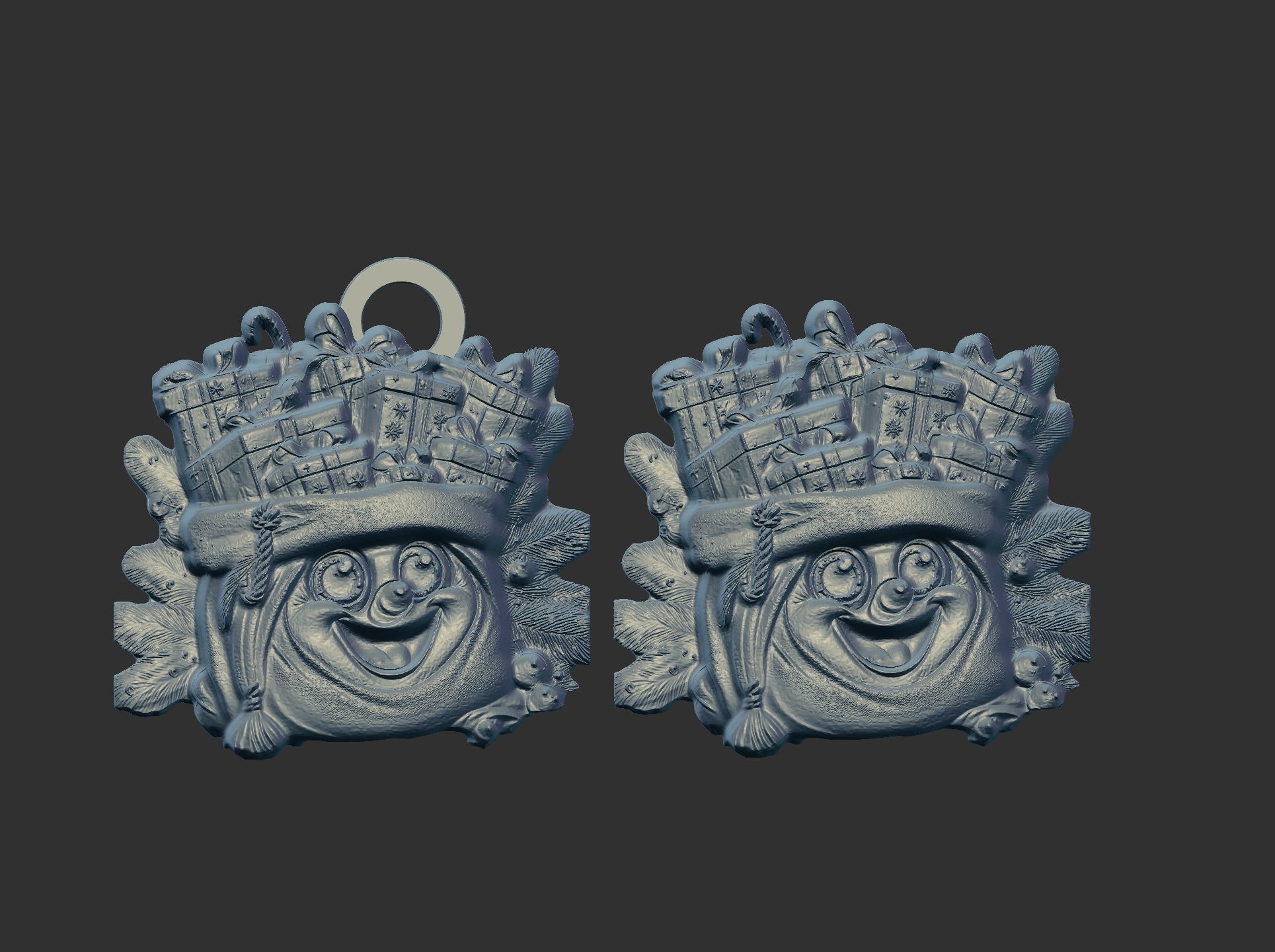 christmas  sanda gifts bags  decor 2  3D print model_5