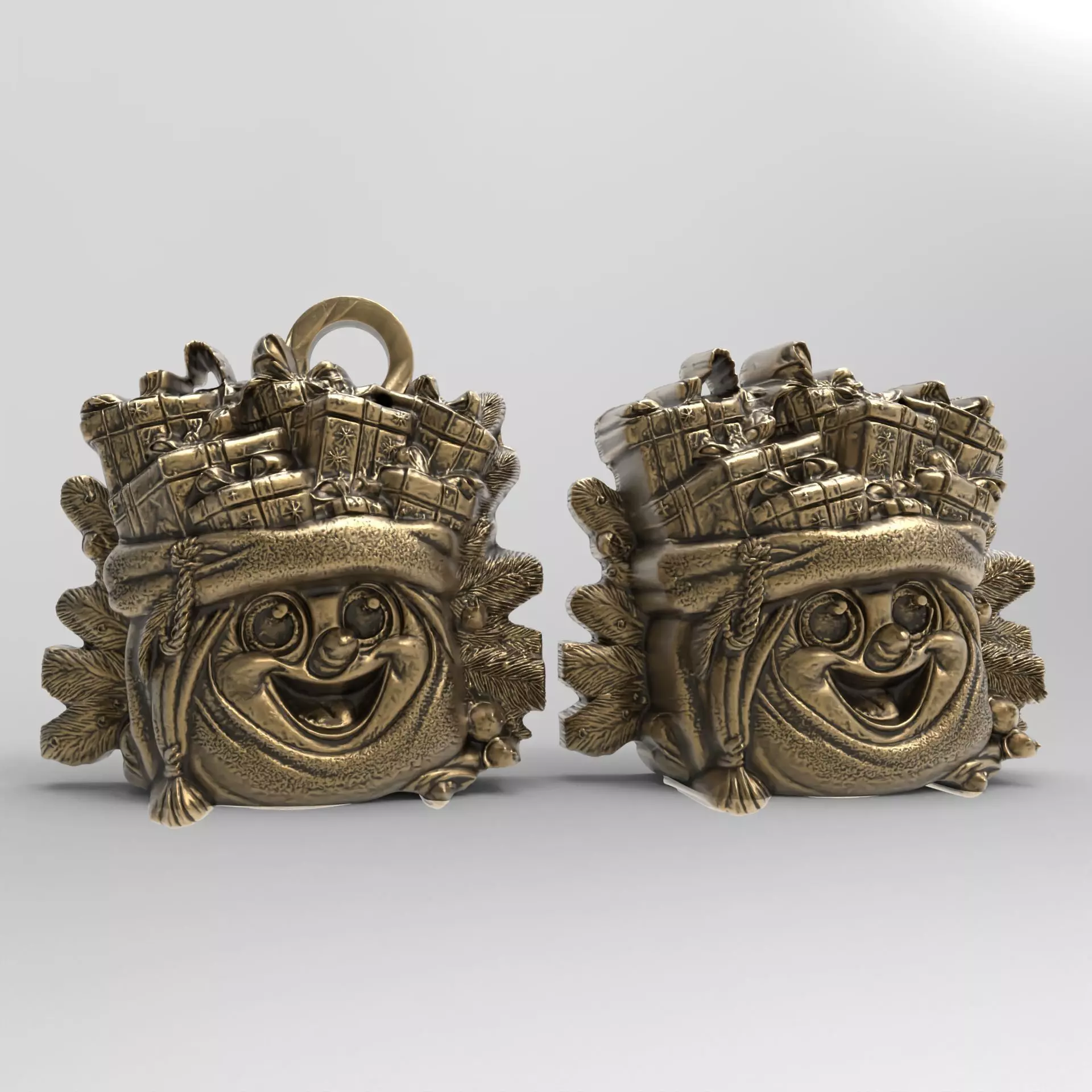 christmas  sanda gifts bags  decor 2  3D print model_0