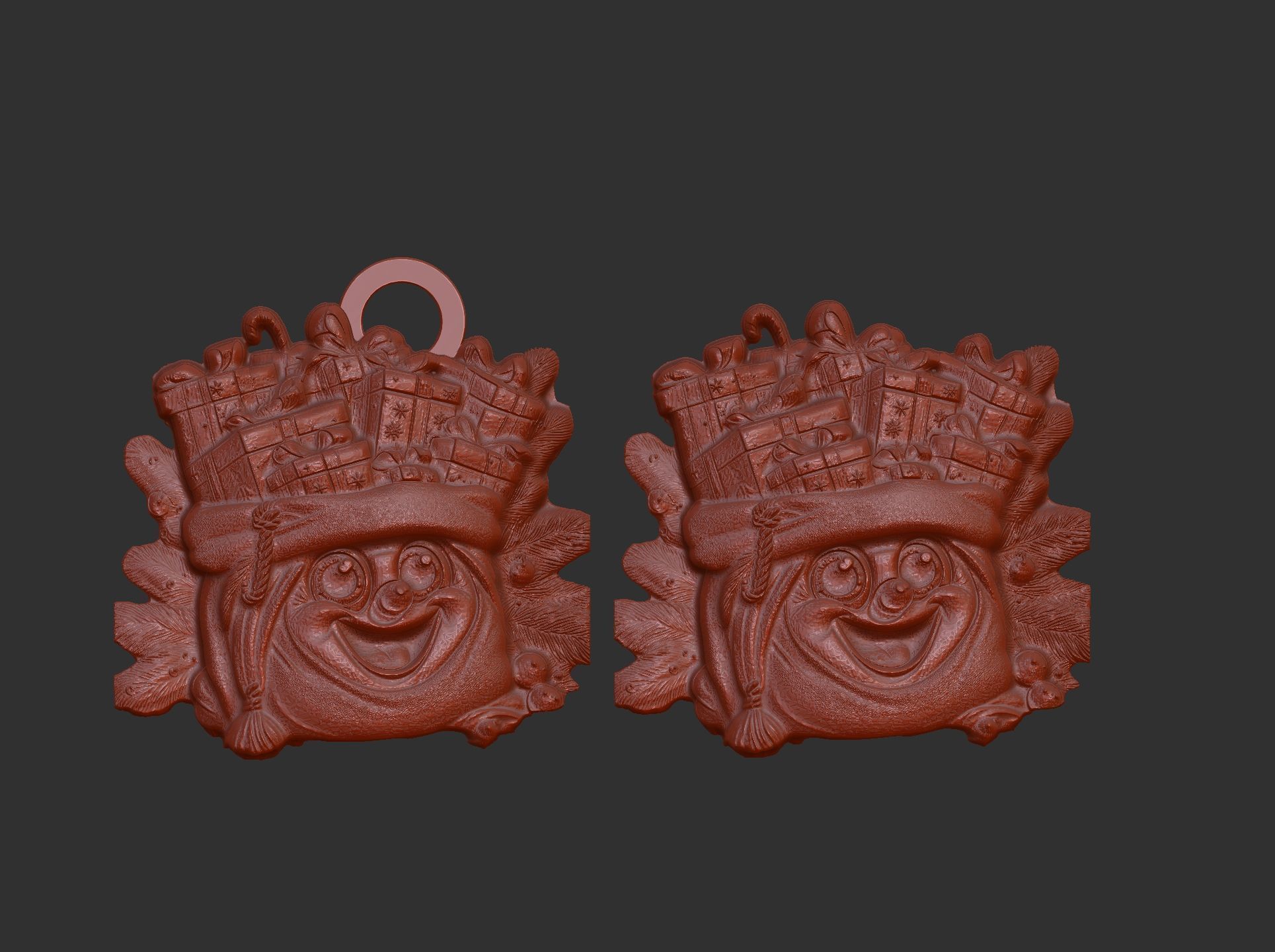 christmas  sanda gifts bags  decor 2  3D print model_4