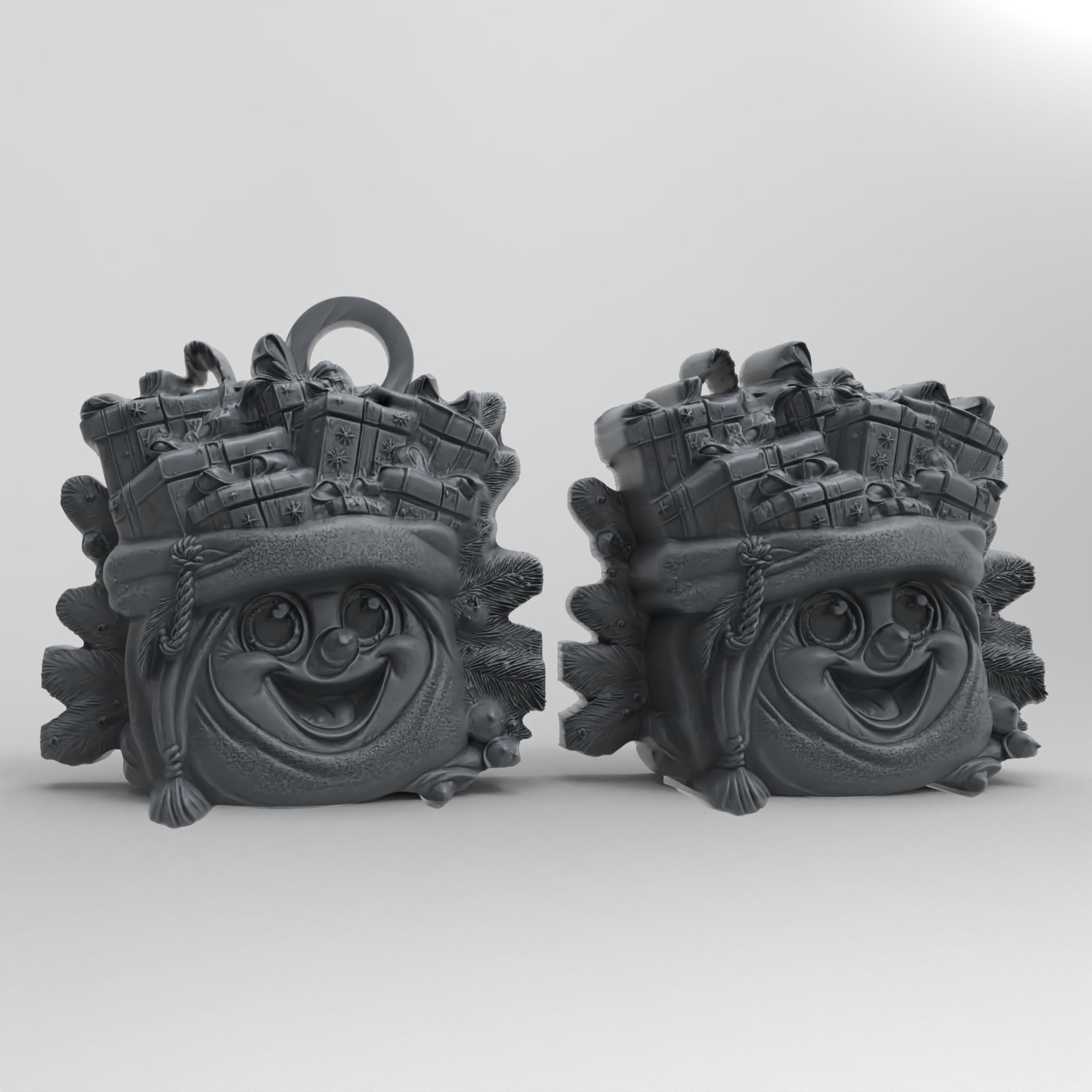 christmas  sanda gifts bags  decor 2  3D print model_2