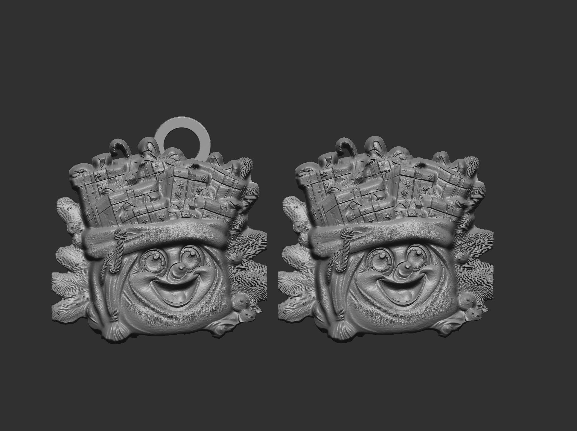 christmas  sanda gifts bags  decor 2  3D print model_7