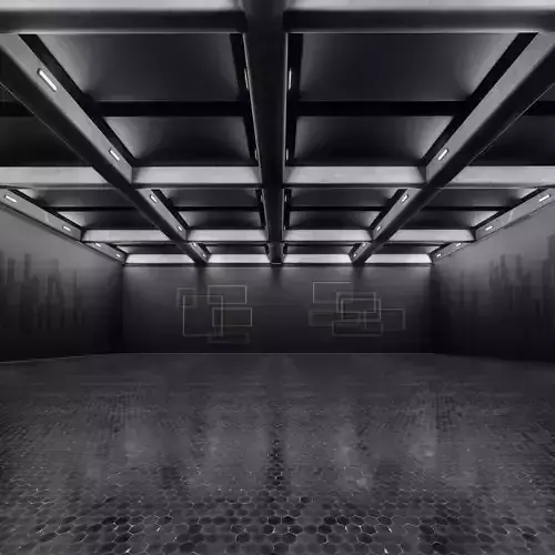 WAREHOUSE interior 3D car studio