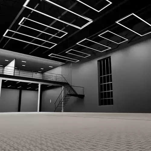 warehouse SCI FI futuristic CAR STUDIO SCENE