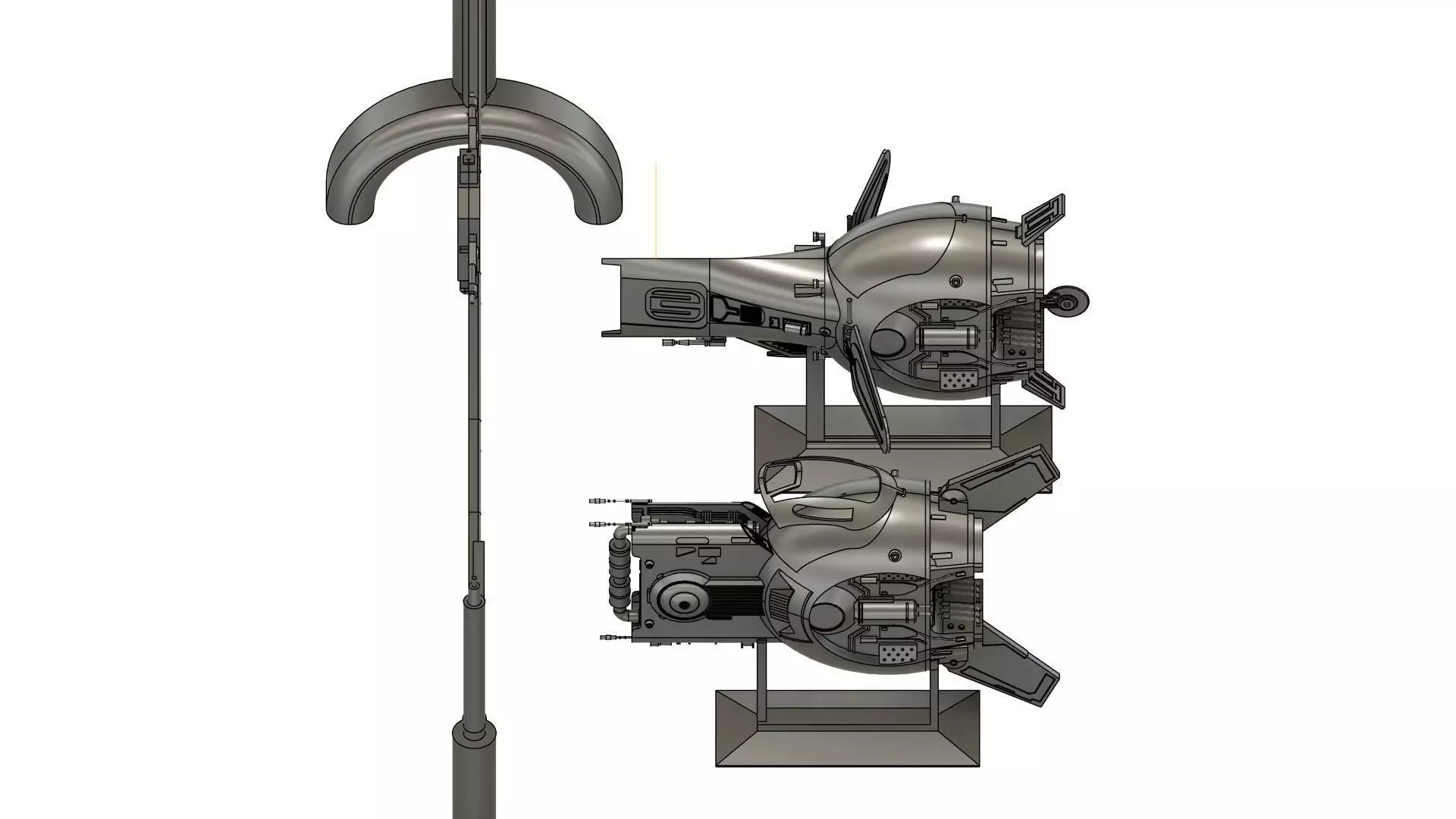 Star wars Bad batch speeders   pit stop  3D print model_0