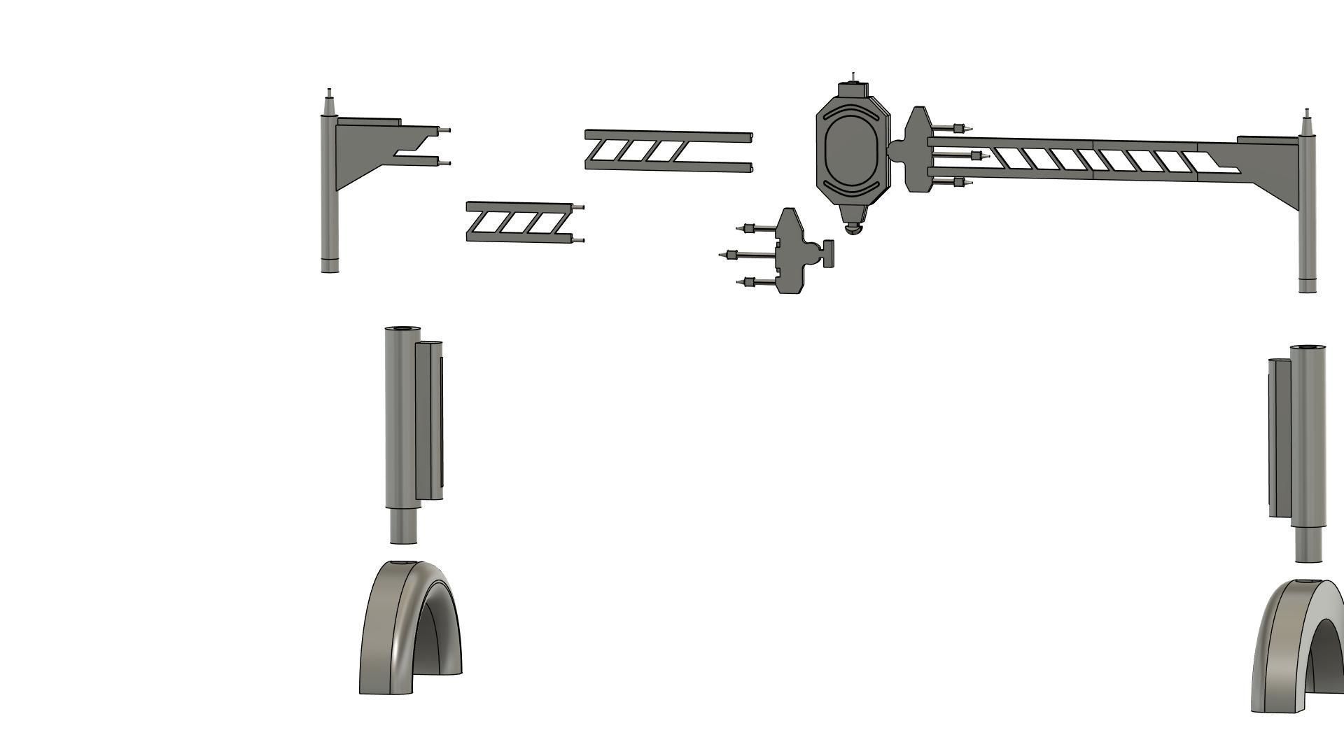 Star wars Bad batch speeders   pit stop  3D print model_2