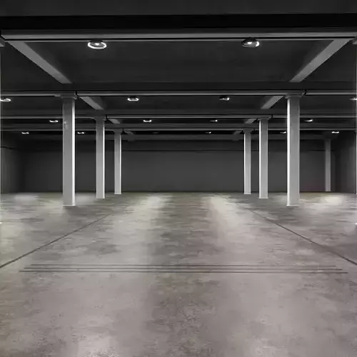 Underground Parking interior 3D model