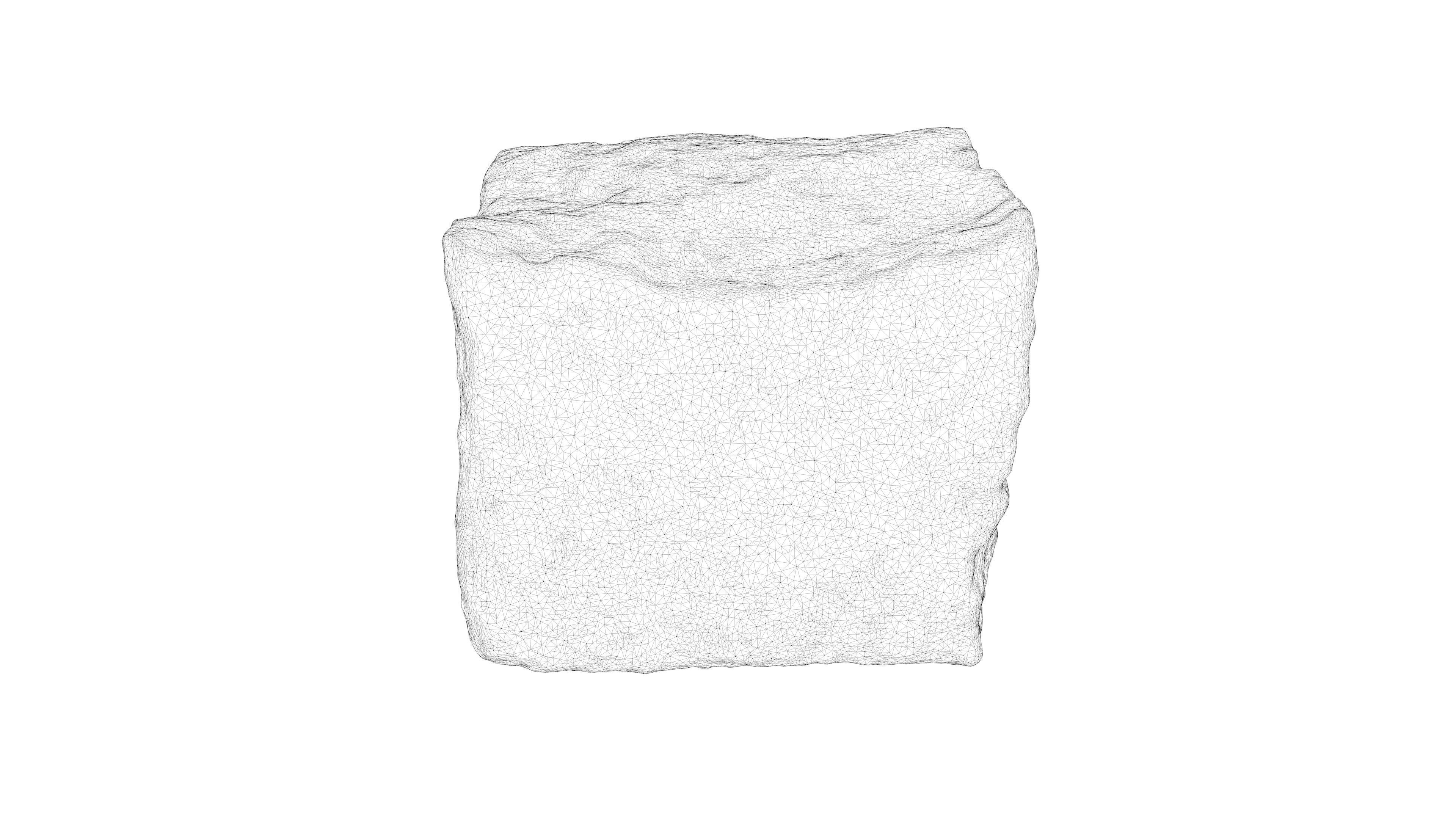 Photorealistic 3D scan of rock stone Low-poly 3D model_21