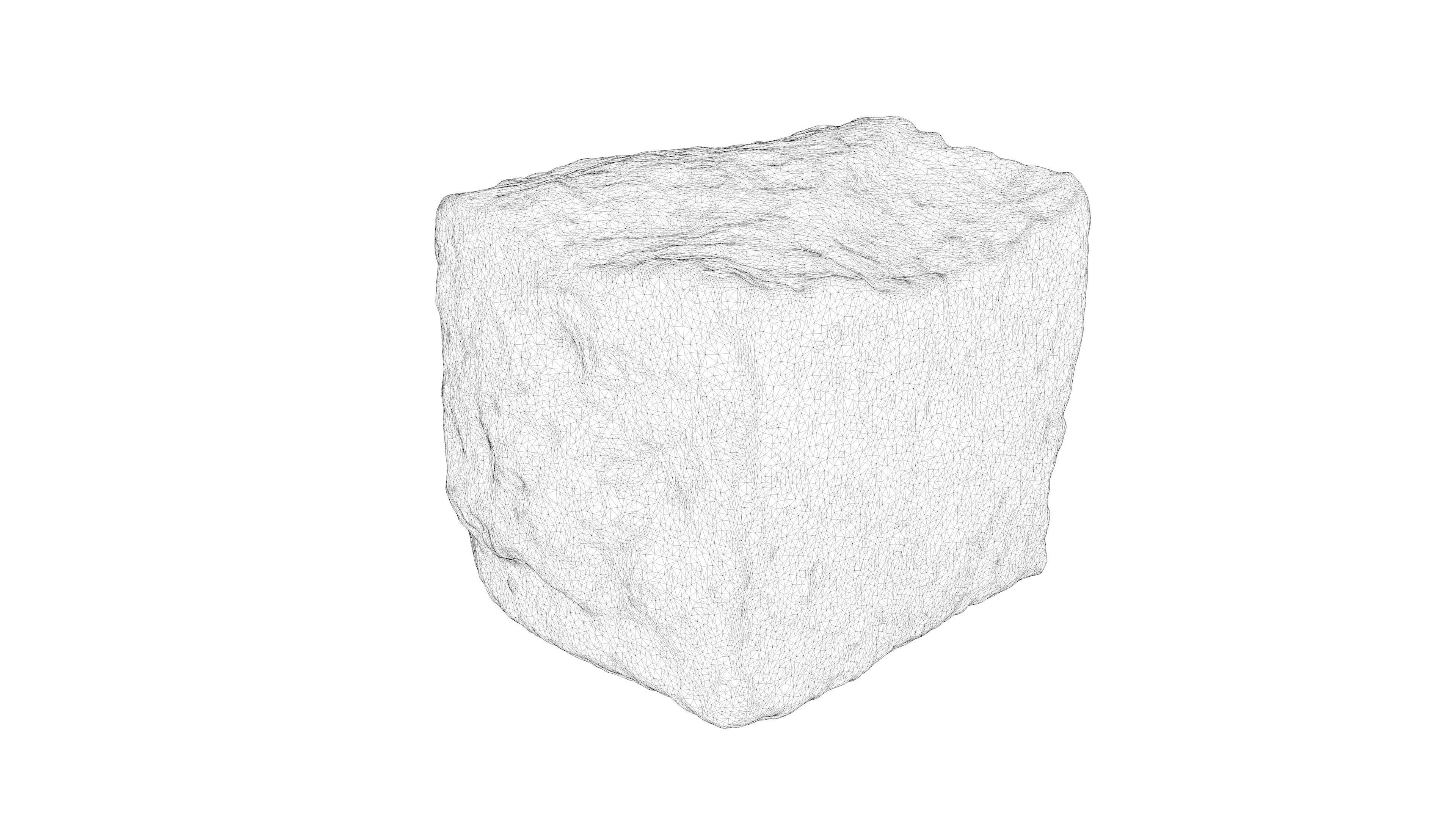 Photorealistic 3D scan of rock stone Low-poly 3D model_20