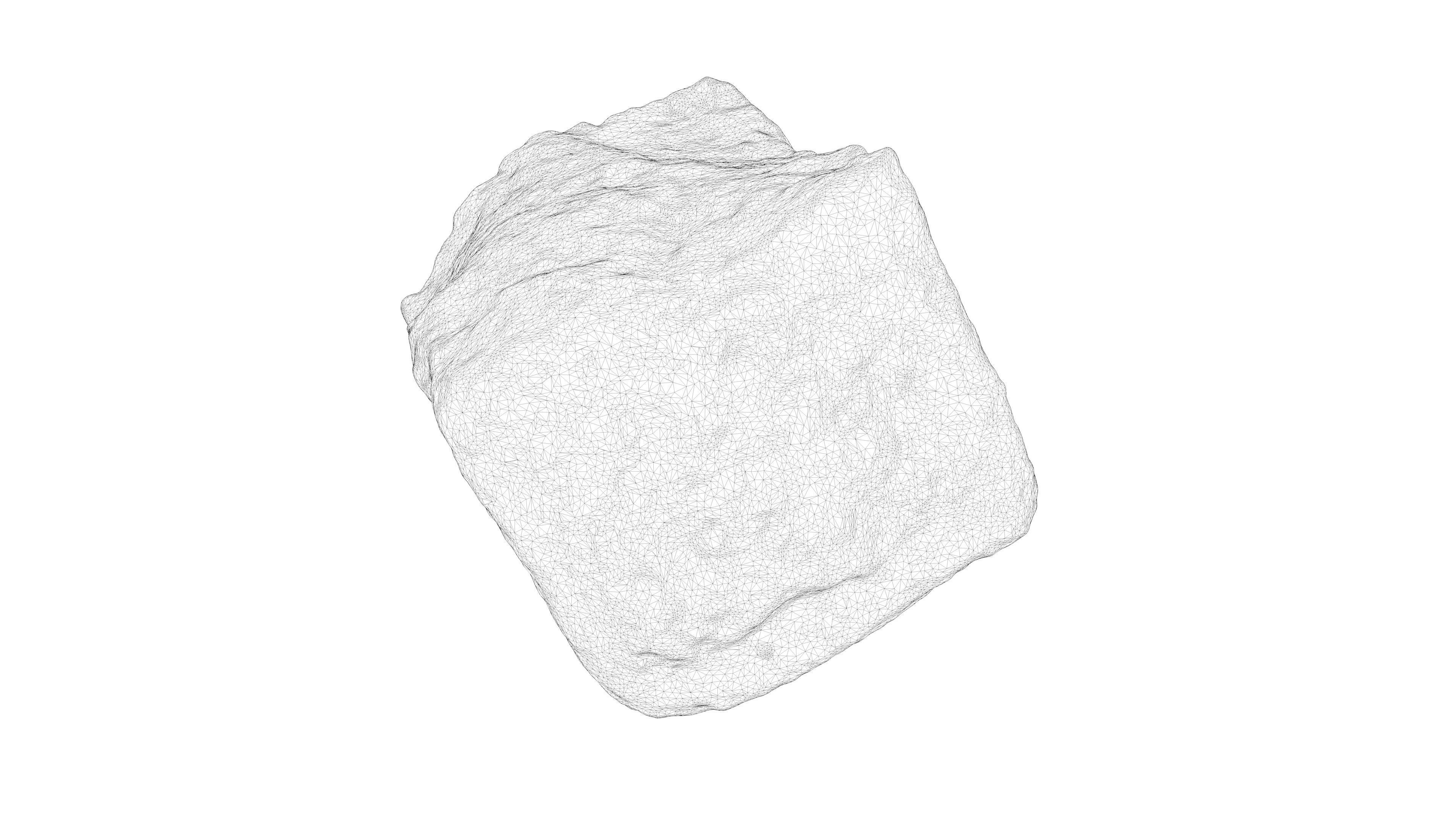 Photorealistic 3D scan of rock stone Low-poly 3D model_24