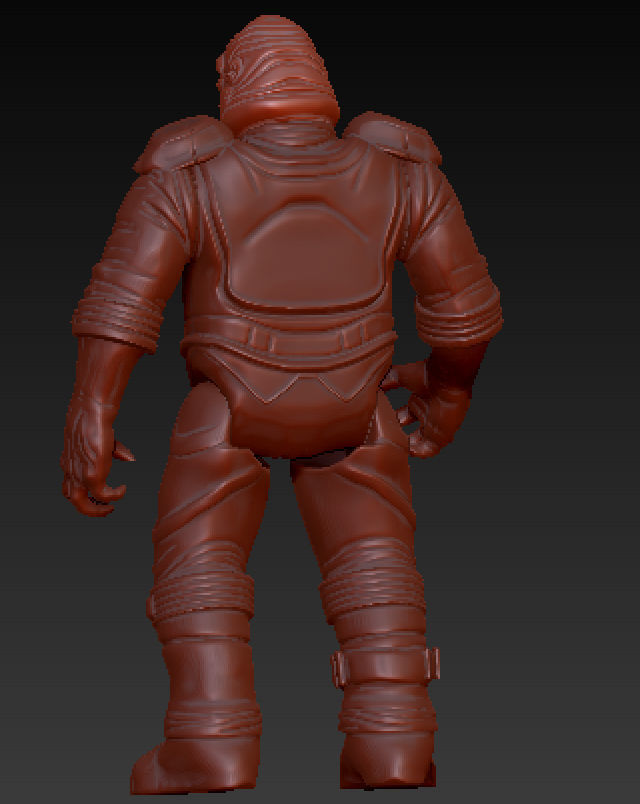 Star wars Grummgar   articulated 3D print model_1