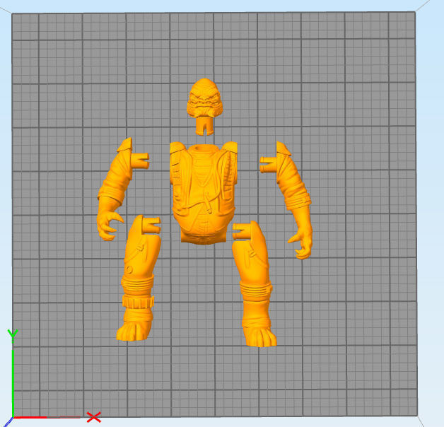 Star wars Grummgar   articulated 3D print model_3