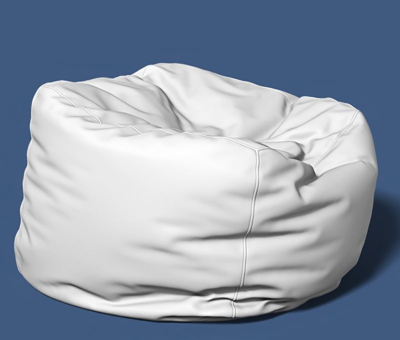 5 bean bag models 3D model_36