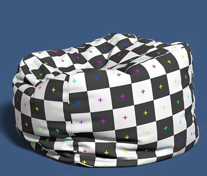 5 bean bag models 3D model_45