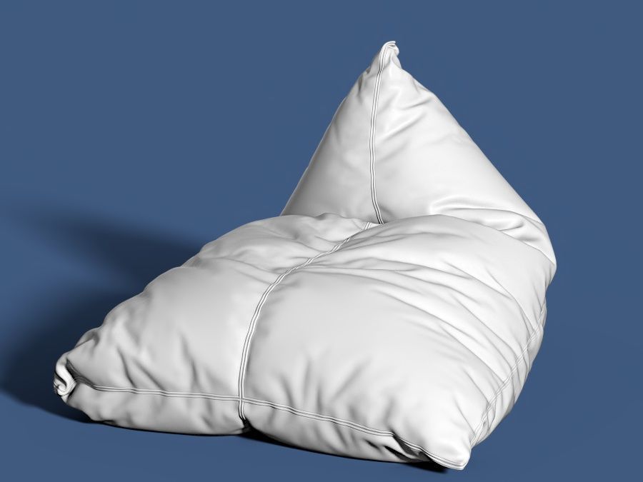 5 bean bag models 3D model_15