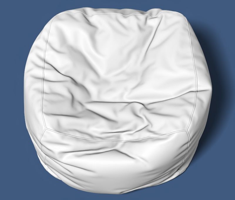 5 bean bag models 3D model_44