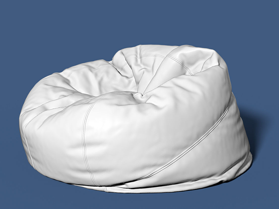 5 bean bag models 3D model_30