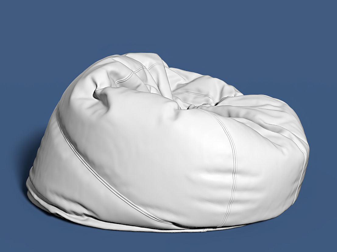 5 bean bag models 3D model_22